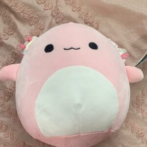 Squishmallow Archie Cute Pink Axolotl Plush Toy
